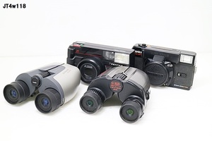 JT4w118 カメラ等おまとめ PENTAX KONICA 他 カメラ 双眼鏡 動作未確認 60サイズ