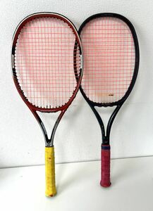 ○ YONEX テニスラケット 2本 RQ-200 SL-3 UltimumTi UL-3 ヨネックス 