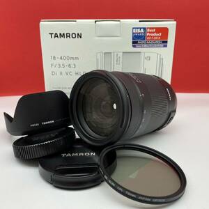 □ TAMRON 18-400mm F3.5-6.3 Di II VC HLD カメラレンズ AF動作確認済 Canon用 キャノン タムロン 