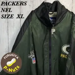 211(希少) NFL グリーンベイ パッカーズ ☆ナイロンジャケット XL