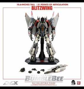 スリーゼロthreezero DLX トランスフォーマー ブリッツウイング Blitzwing blitzwing 可動フィギュアtransformers bumblebee