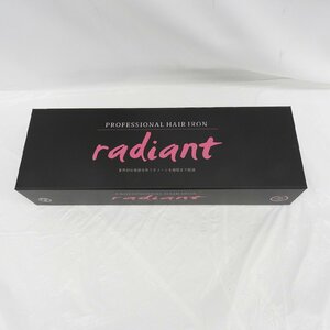 【未使用品】radiant ラディアント シルクプロアイロン radiant 28mm LM125-R レッド 11563894 0501