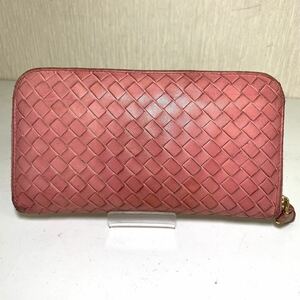 BOTTEGA VENETA ボッテガヴェネタ イントレチャート ラウンドファスナー 長財布 ゴールド金具 レザー 本革 高級 ブランド おすすめ 大人気