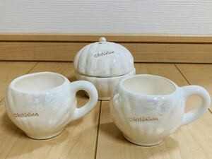シェル　沖縄　コーヒーカップ　シュガーポット　ペアセット　昭和レトロ　アンティーク 食器