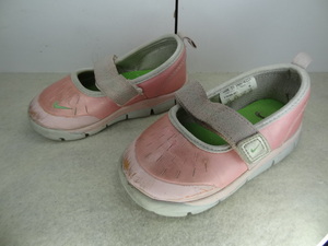 全国送料無料 ナイキ NIKE フリー FREE 子供靴キッズベビー女の子履かせやすいピンク色ストラップスニーカーシューズ12cm