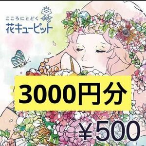 花キューピット 3000円分クーポン eギフト