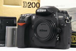 【 極美品 | 動作保証 】 Nikon D200 ボディ 【 シャッター数 わずか1200回 | 液晶に薄くもりあり 】