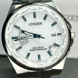 新品 CITIZEN COLLECTION シチズン コレクション CB0160-18A エコドライブ 腕時計 ソーラー電波 ホワイト ダイレクトフライト カレンダー