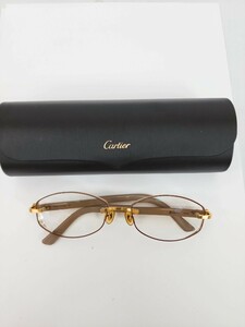 カルティエCartier　メガネ 眼鏡 ケース付#i0008