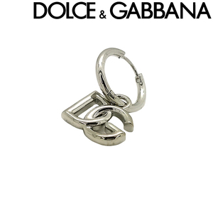 DOLCE&GABBANA ドルチェ＆ガッバーナ ブランド ピアス DGロゴ 片耳用 シルバー WEO5L2-W1111-87655