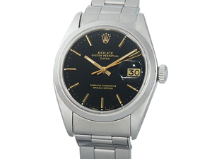 ロレックス ROLEX 1500 リベットブレスレット プラ風防 オイスターパーペチュアルデイト cal.1575【RB】