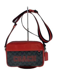 COACH◆ショルダーバッグ/-/BLK/総柄