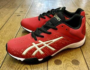 【新品】23cm アシックス レーザービームSH レッド asics