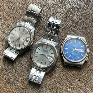 SEIKO セイコー アクタス シルバーウェーブ 6306-8010 等 自動巻 稼働 現状品 3点