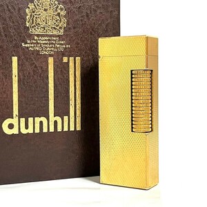 １円スタート dunhill ダンヒル ライター ガスライター ローラー ゴールド 喫煙グッズ a25