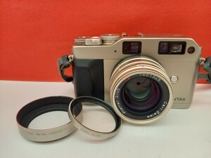 ■ CONTAX G1 レンジファインダー フィルムカメラ ボディ Carl Zeiss Planar 2/45 T* レンズ 動作確認済 シャッターOK コンタックス