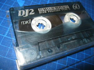使用済み 中古　 カセットテープ　TDK　DJ2　1本　Type2　ハイポジ　60分 1本 爪あり　No.633