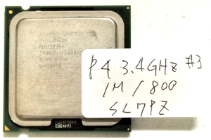 Intel Pentium4 SL7PZ 3.4GHz/1M/800 HT Prescott LGA775 #3