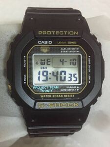 中古 DW-5035D CASIO カシオ G-SHOCK 35周年記念限定モデル ゴールド Gショック