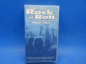 【保証なし】VHSビデオソフト　The History of Rock