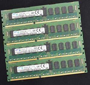 16GB (4GB 4枚組) DDR3L PC3L-12800R DDR3L-1600 REG 1Rx4 240pin ECC Registered Samsung サーバー MacPro向け (管:SA5745 x2s