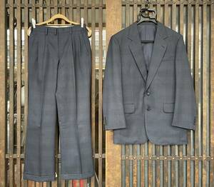 【古着】スーツ セットアップ 2ピース 上下セット 上着 ジャケット パンツ 昭和レトロ 大正ロマン ビンテージ アンティーク 当時物 現状品