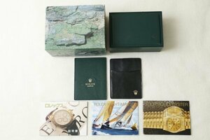 ROLEX ロレックス♪純正 空箱 紙箱+レザーカードケース2個+説明書3冊♪正規品 希少 ヴィンテージ