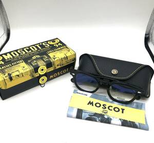 【美品】⑫ MOSCOT モスコット LEMTOSH レムトッシュ ブラック メガネフレーム 伊達眼鏡