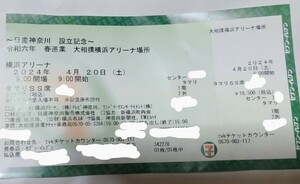 令和六年　春巡業　大相撲横浜アリーナ場所　2024年 4月20日　(土)　タマリSS席　定価以下　送料無料　即決