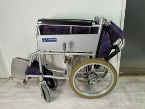 即納　標準型車いす（介助式）　KA301SB　カワムラサイクル社製　折りたたみ　送料2500円 東京池袋　車椅子 折りたたみ