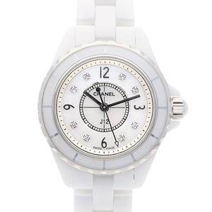 シャネル J12 腕時計 時計 ホワイトセラミック H2570 クオーツ レディース 1年保証 CHANEL 中古