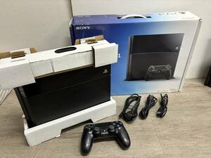 ☆ PS4 ☆ プレイステーション4 CPH-1000 500GB FW5.05 ジェットブラック 動作品 本体 コントローラー 箱 付属 FW9.00以下 5736