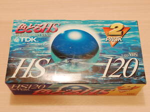 TDK HS120 VHSビデオカセットテープ 2本セット 未開封新品