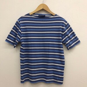 送料無料【size.4】良品 フランス製 SAINTJAMES セントジェームス ボーダー 半袖Tシャツ メンズ バスクシャツ カットソー 検索(オーチバル