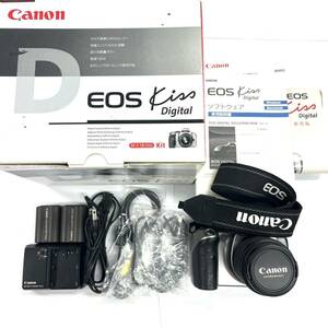 N397 デジタル一眼レフカメラ 付属品 まとめCanon キャノン EOS DS6011 CANON ZOOM LENS EF- S 18-55mm 1:3.5-5.6 ジャンク品 中古 訳あり