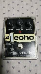 ELECTRO HARMONIX　デジタルディレイ　エコー　#1echo　digital delay　USA　New York　エレハモ　エレクトロハーモニクス　空間系　レトロ