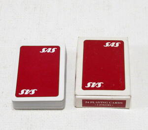 レトロ　スカンジナビア航空 トランプ SAS Scandinavian Airlines System　/ Vintage PLAYING CARDS