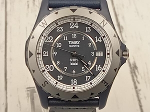 TIMEX SHIPS 別注 SAFARI タイメックス サファリ シップス ネイビー 腕時計 クォーツ