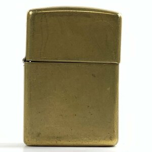 ZIPPO ジッポー 真鍮ケース 金タンク 2016年製 ジッポーライター＊現状品