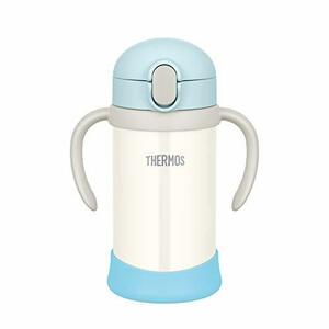 サーモス(THERMOS) まほうびんのベビーストローマグ FJL-350 ブルーホワイト (BLWH) 350ml 350ミリリットル (x