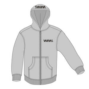 ［VARIVAS］バリバス　公魚工房 フルジップパーカー VAAW-28 グレー　Lサイズ