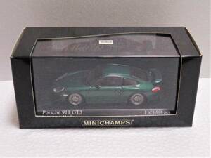 MINICHAMPS ミニチャンプス 1/43 『 Porsche 911 GT3 ポルシェ Dschungelgrun Metallic Green 』 美中古 送料込み 400 068005