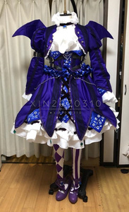 アイカツ!4年目 藤堂ユリカ コスプレ 衣装 風( 翼ウィッグ 靴別売り)