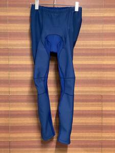 HQ044 パールイズミ PEARL IZUMI レーサータイツ 紺 MENS S 裏起毛 WIND BREAK 3DR