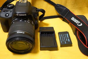 【動作確認済】Canon EOS Kiss X7 EF-S 18-55mm f3.5-5.6 IS STM 互換バッテリー+充電器 セット【1円出品】