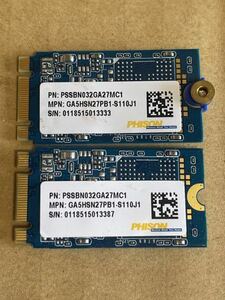 (A006)Phison製 SSD 32GB ２個セット