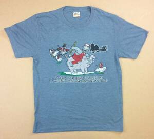 Ragfair Sportswear HOGS AND CHASIN CHICKS 丸首Tシャツ L サックスブルー