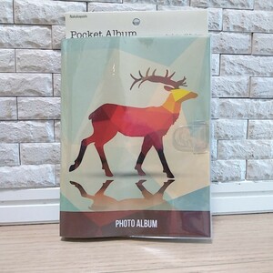 ★未使用品★ポケットアルバム・2段・L判　40枚用　1冊