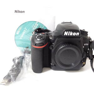 ニコン D750 デジタル一眼レフカメラ ボディ/説明書他セット Nikon 通電確認済 60サイズ発送 KK-2654760-084-mrrz