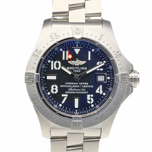 ブライトリング アベンジャー シーウルフ 腕時計 時計 ステンレススチール A17330 自動巻き メンズ 1年保証 BREITLING 中古 美品